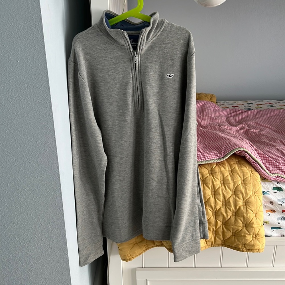 NWOT Vineyard Vines Boy XL Saltwater 3/4 Zip